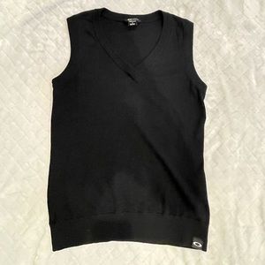 Oakley Small Black Vintage Sweater Vest